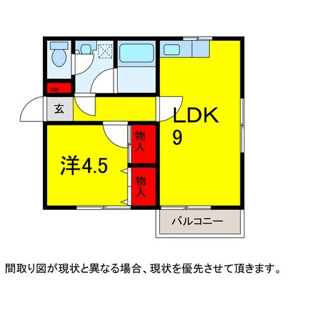 京成臼井駅 徒歩10分 1階の物件間取画像